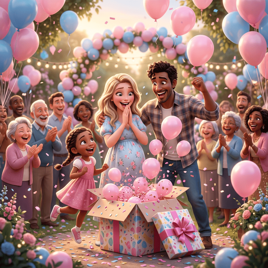 Gender reveal videos