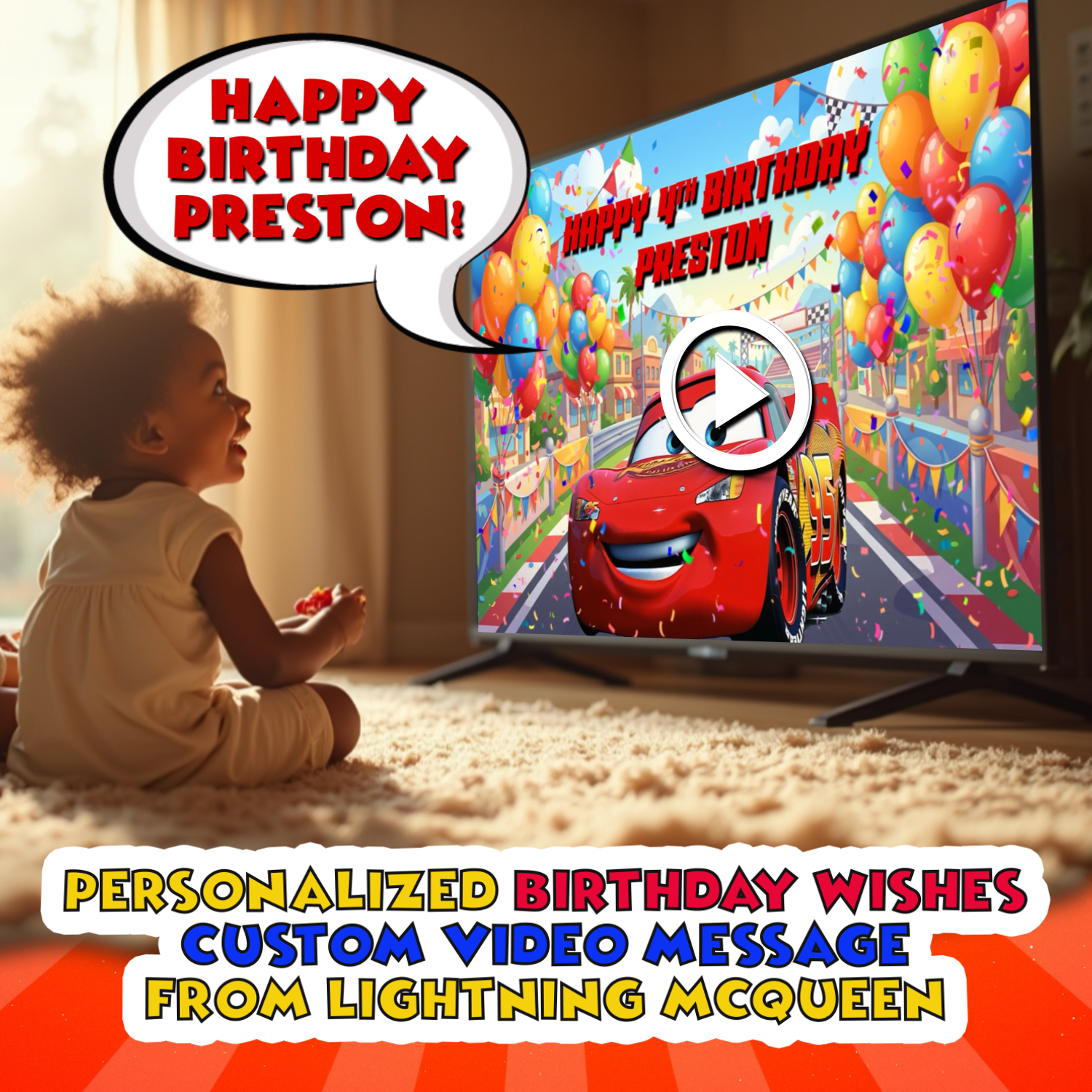 Cars birthday wishes video cover